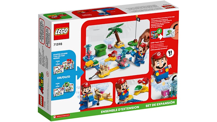 LEGO® Super Mario™ Dorrie's Beachfront Expansion Set - Merchandise